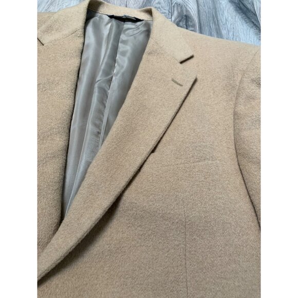 Polo Ralph Lauren Men’s 44 Sports Coat Camel Hair Two Button Standard Notch USA - Picture 2 of 9